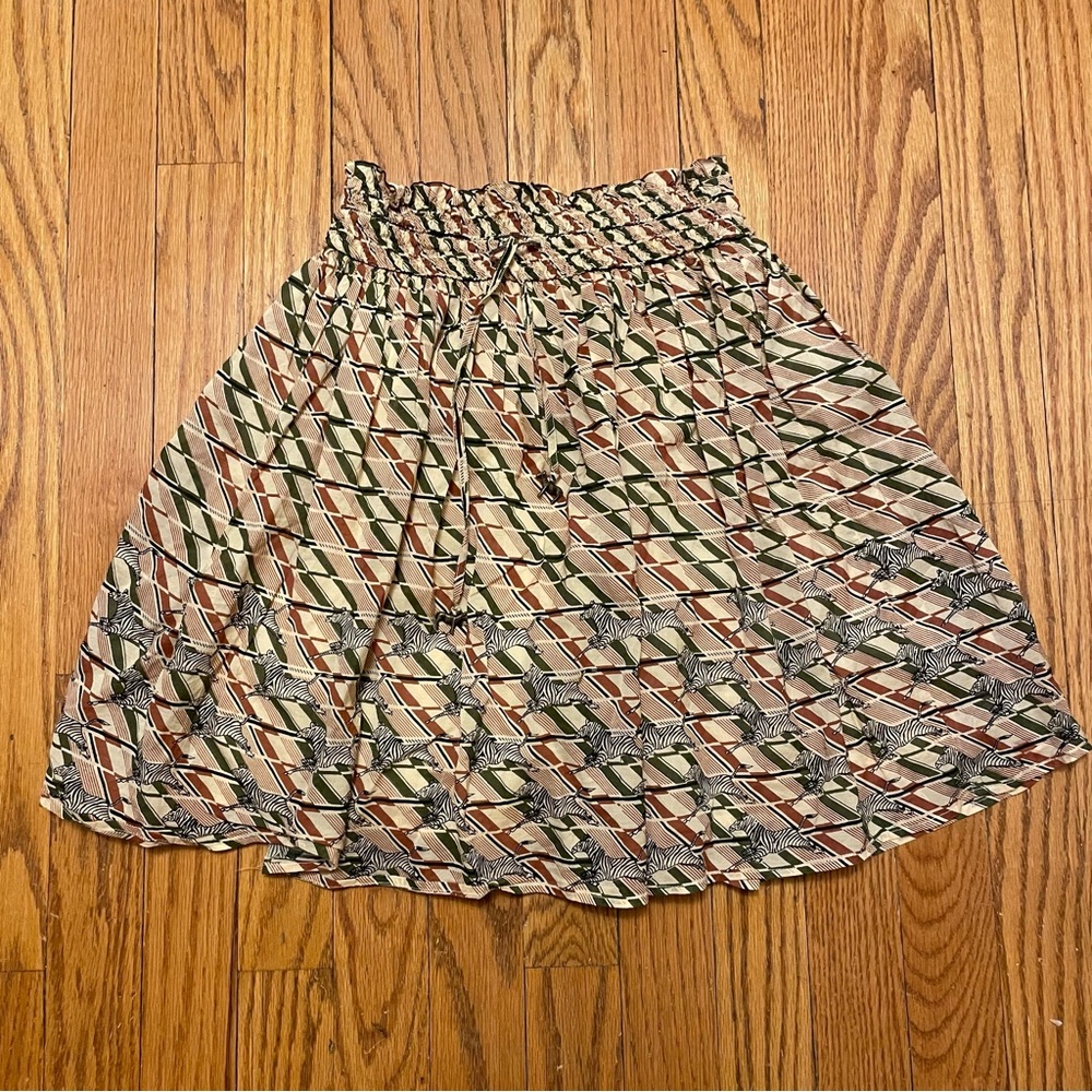 Zebra Skirt from Anthropologie